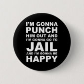 Ich werde ihm ein tolles Pelosi-Zitat abgeben Button (Vorderseite)