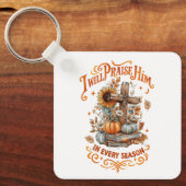 Ich werde ihn loben... schlüsselanhänger (Vorderseite)