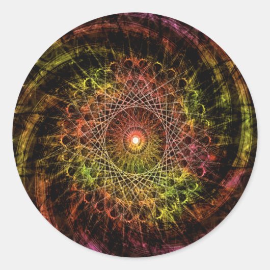 Ich werde Ihnen folgen Runder Aufkleber (Vorderseite)