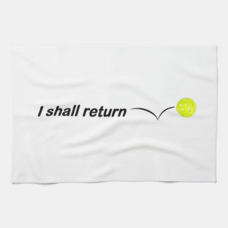 Ich werde im Freien das Handtuch von Pickleball zu