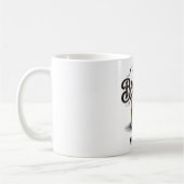 Ich werde im Hinterhof sein Lustiger Bourbon-Zigar Kaffeetasse (Links)