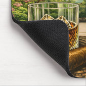Ich werde im Hinterhof sein Lustiger Bourbon-Zigar Mousepad (Ecke)