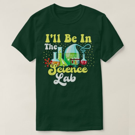 Ich werde im Science Labrador Funny Scientist Grap T-Shirt (Design vorne)
