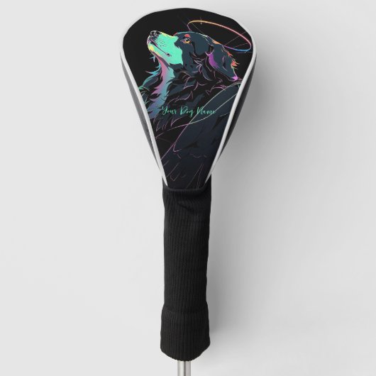 Ich werde immer Berner Hund Liebe 001 Golf Headcover (Vorderseite)