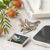 Ich werde immer Biene mit Ihnen inscripted Schlüsselanhänger (Seite)