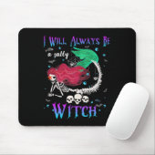 Ich werde immer ein salziger Hexenmeister Hallowee Mousepad (Mit Mouse)