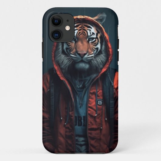 Ich werde immer ein Tiger sein Case-Mate iPhone Hülle (Rückseite)