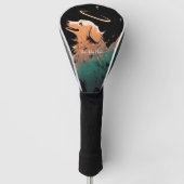 Ich werde immer Golden Retriever Dog 004 Liebe Golf Headcover (Vorderseite)