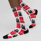 Ich werde immer Ihr Foto Liebe geben Socken