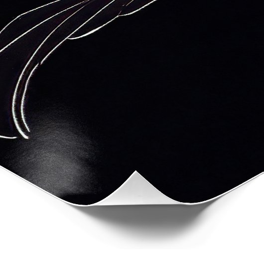 Ich werde immer Liebe Borzoi Hund 004 - Christlich Poster (Ecke)