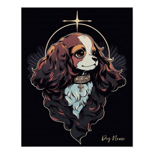 Ich werde immer Liebe Cavalier King Charles Spanie Poster (Vorderseite)