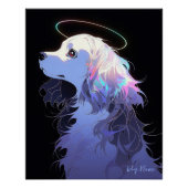 Ich werde immer Liebe Cocker Spaniel Hund 001 - Ch Poster (Vorderseite)