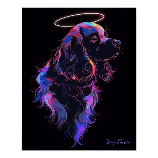 Ich werde immer Liebe Cocker Spaniel Hund 005 Poster (Vorderseite)