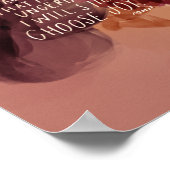 Ich werde immer noch Freude wählen - inspirierende Poster (Ecke)