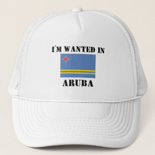 Ich werde in Aruba gewollt Truckerkappe