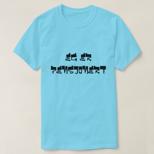 Ich werde in der norwegischen sauberen tadellosen T-Shirt (Design vorne)