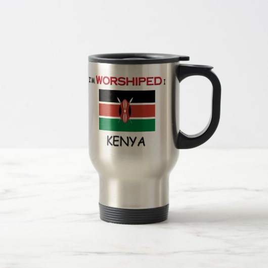 Ich werde in KENIA angebetet Reisebecher (Rechts)