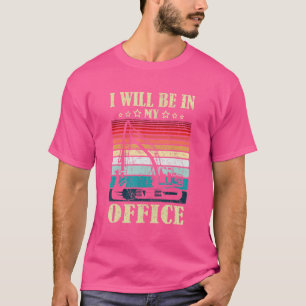 Ich werde in meinem Büro Baggerfahrer Konstrukti T-Shirt