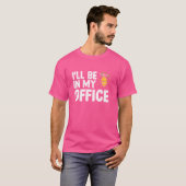 Ich werde in meinem Büro Bienenhalter Bienen Biene T-Shirt (Vorne ganz)
