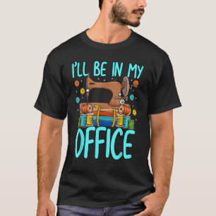 Ich werde in meinem Büro Frauen Kreuzfahrer Grafik T-Shirt