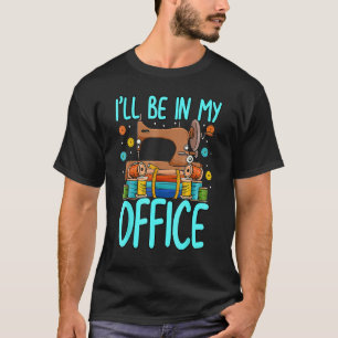 Ich werde in meinem Büro Frauen Kreuzfahrer Grafik T-Shirt