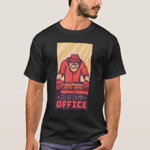 Ich werde in meinem Büro Holzverarbeitung T-Shirt