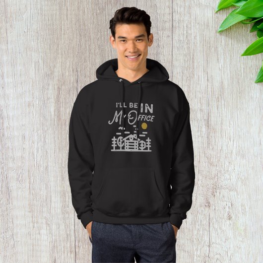 Ich werde in meinem Büro sein Hoodie