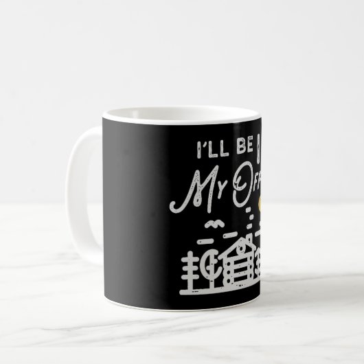 Ich werde in meinem Büro sein Kaffeetasse (Vorderseite Links)