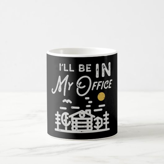 Ich werde in meinem Büro sein Kaffeetasse (Mittel)