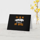 Ich werde in meinem Büro sein Karte (Gelbe Blume)