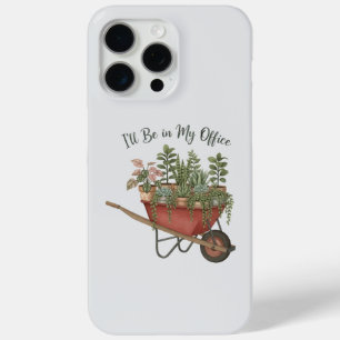 Ich werde in meinem Büro sein Lustiger Pflanzenlie Case-Mate iPhone Hülle