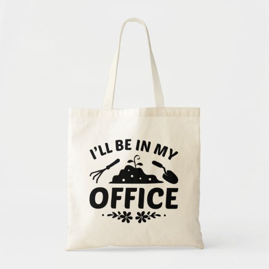 Ich werde in meinem Büro sein Tragetasche (Vorne)