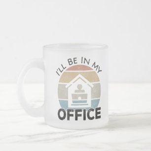 Ich werde in meinem Büro sein. Von zu Hause aus ar Mattglastasse
