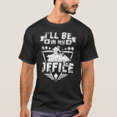 Ich werde in meinem Büro Snowmobile sein T-Shirt (Vorderseite)
