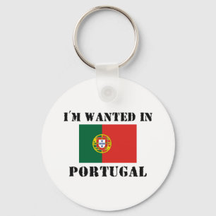 Ich werde in Portugal gewollt Schlüsselanhänger