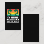 Ich werde jede Stunde bin ein glückliche Visitenkarte (Vorne/Hinten)