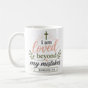 Ich werde jenseits meiner Fehler geliebt Christlic Kaffeetasse