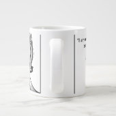 Ich werde Jumbo-Tasse (Rückseite)