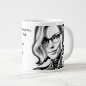 Ich werde Jumbo-Tasse (Vorderseite Rechts)