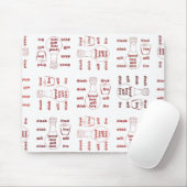 Ich werde leben, Liebe und trinken Mousepad (Mit Mouse)