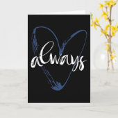 ICH WERDE **LIEBE SIE** "IMMER" UND "FLIEDER" KARTE (Gelbe Blume)