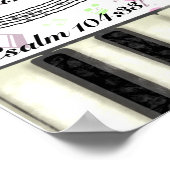 Ich werde loben poster (Ecke)