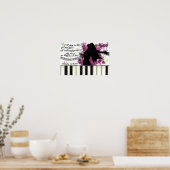 Ich werde loben poster (Küche)