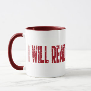 Ich werde mehr Bücher lesen Tasse