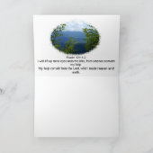 Ich werde meine Augen hochheben Karte (Innenseite)