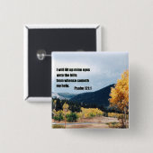 Ich werde meine Augen zu den Hügeln hochheben... Button (Vorne & Hinten)