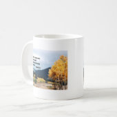 Ich werde meine Augen zu den Hügeln hochheben... Kaffeetasse (Vorderseite Links)