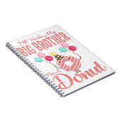 Ich werde meinen großen Bruder gegen einen Donut t Notizblock (Rechte Seite)