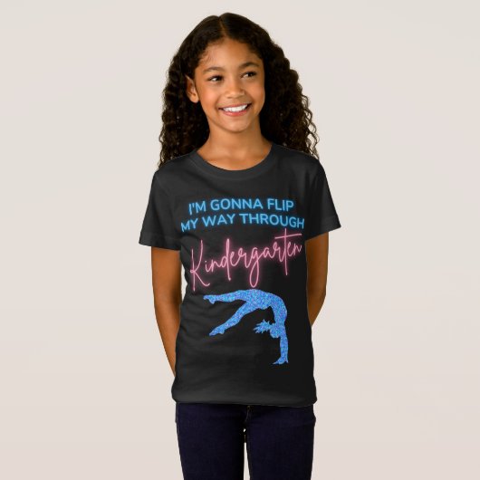 Ich werde meinen Weg durch den Kindergarten T-Shir T-Shirt (Vorne ganz)