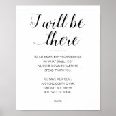 Ich werde mich bei einer Gedächtnishochzeit Gerett Poster (Vorne)